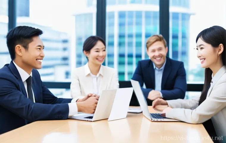 국제무역직무전문성 - **Prompt:** A vibrant, bustling scene depicting the efficiency of a global supply chain. In the fore...